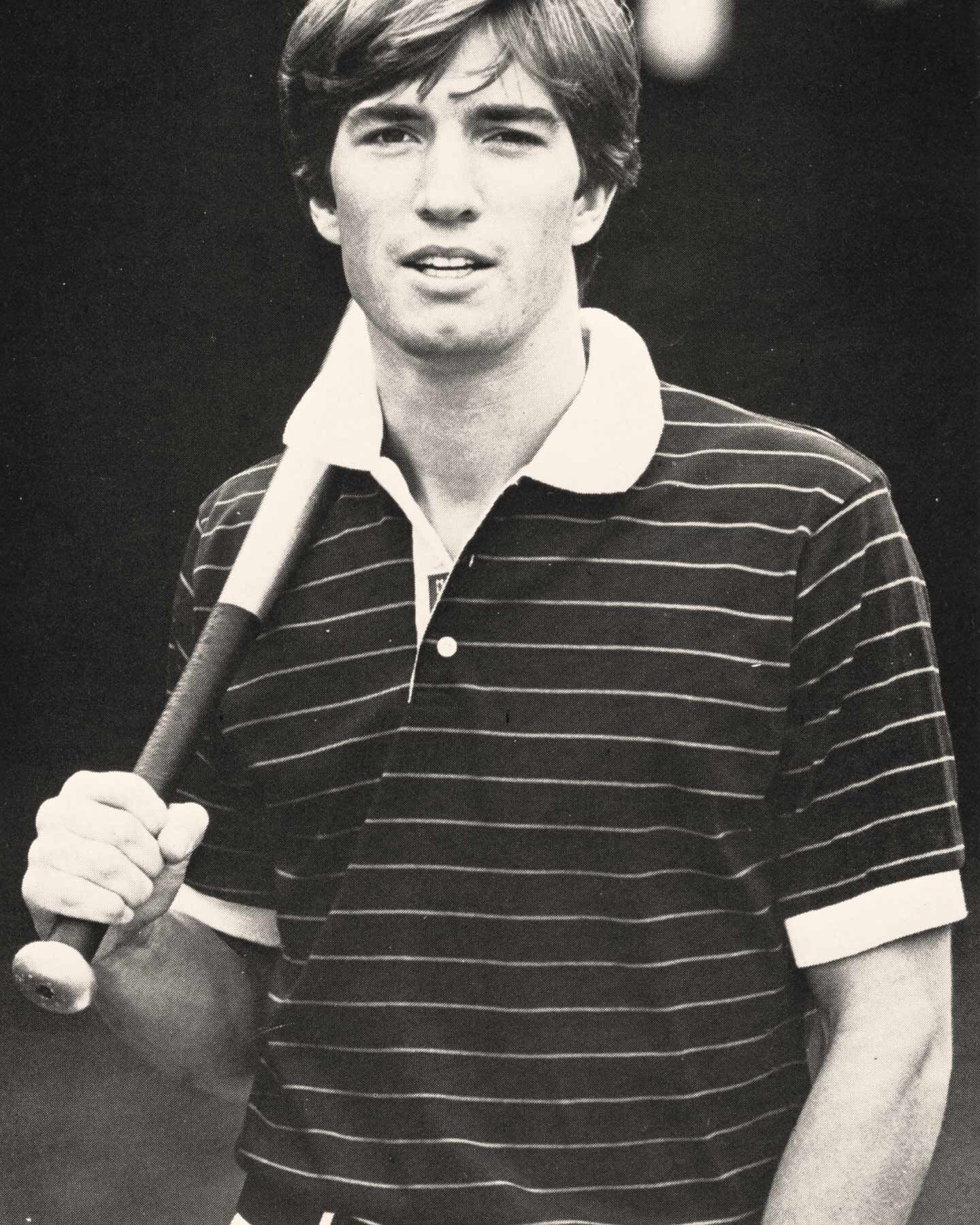 Man wearing a heritage Gant polo shirt.