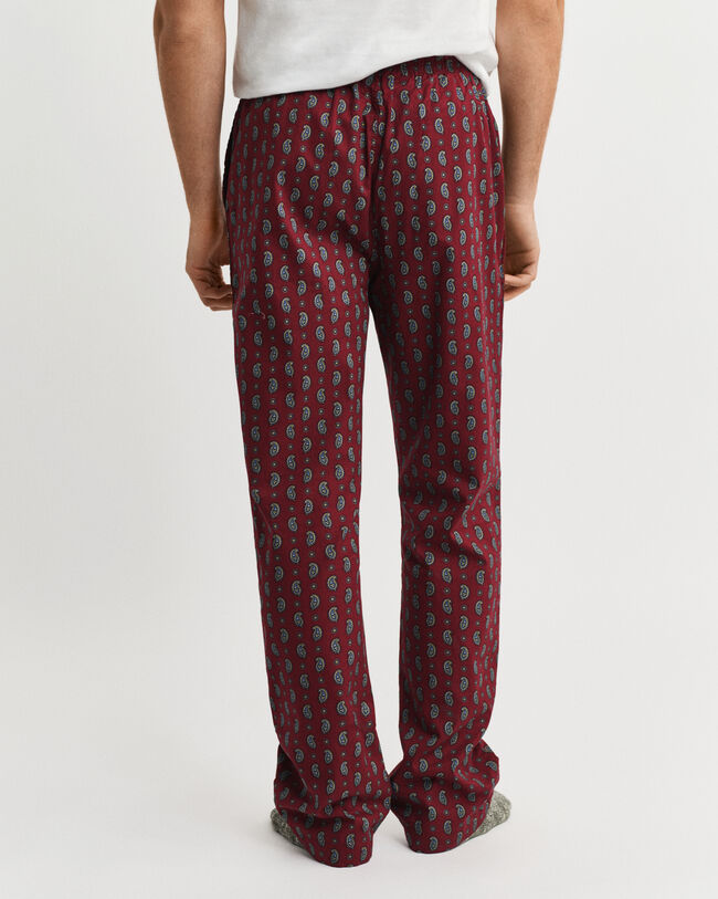 Paisley Print Flannel Pajama Pants