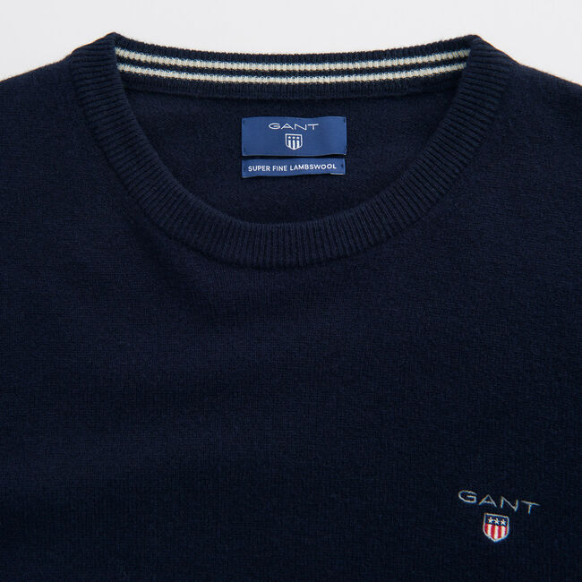 Super Fine Lambswool Crew Neck Sweater