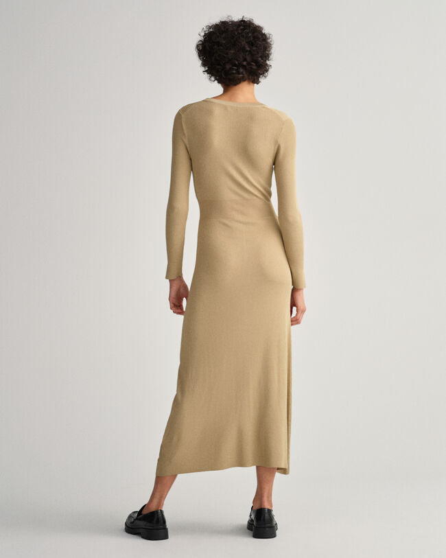 Ribbed Cardigan Dress