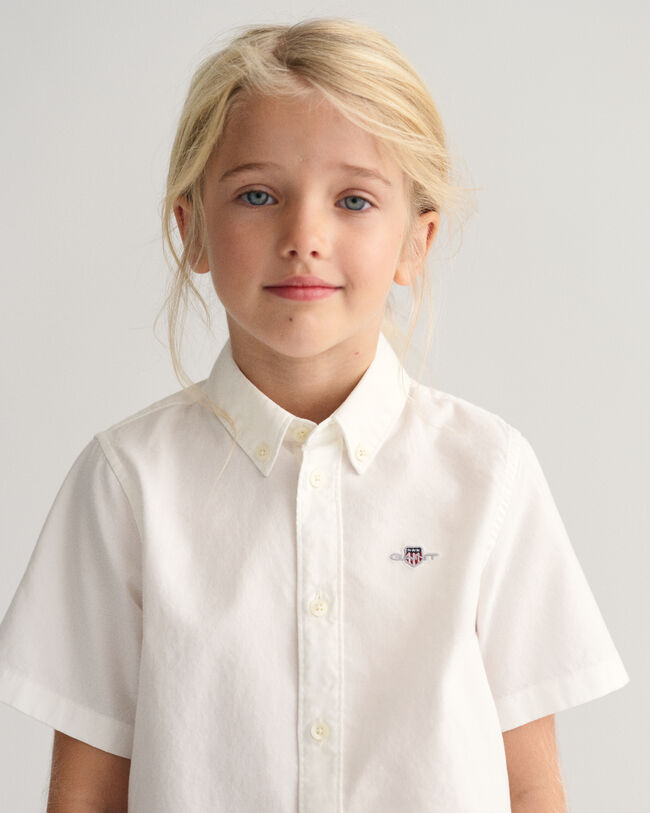 Kids Oxford Short Sleeve Shirt