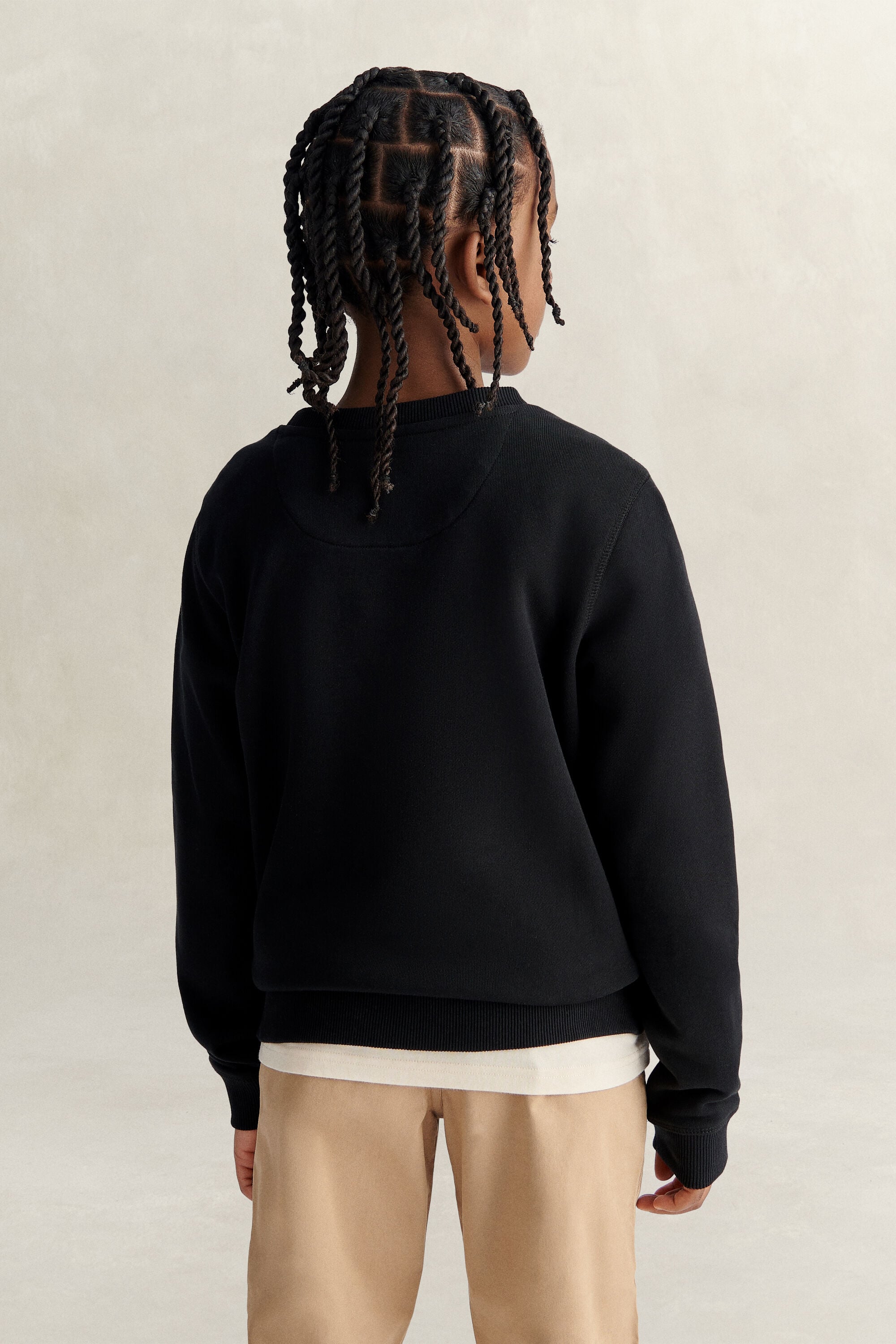 Teens Shield Sweatshirt — BLACK