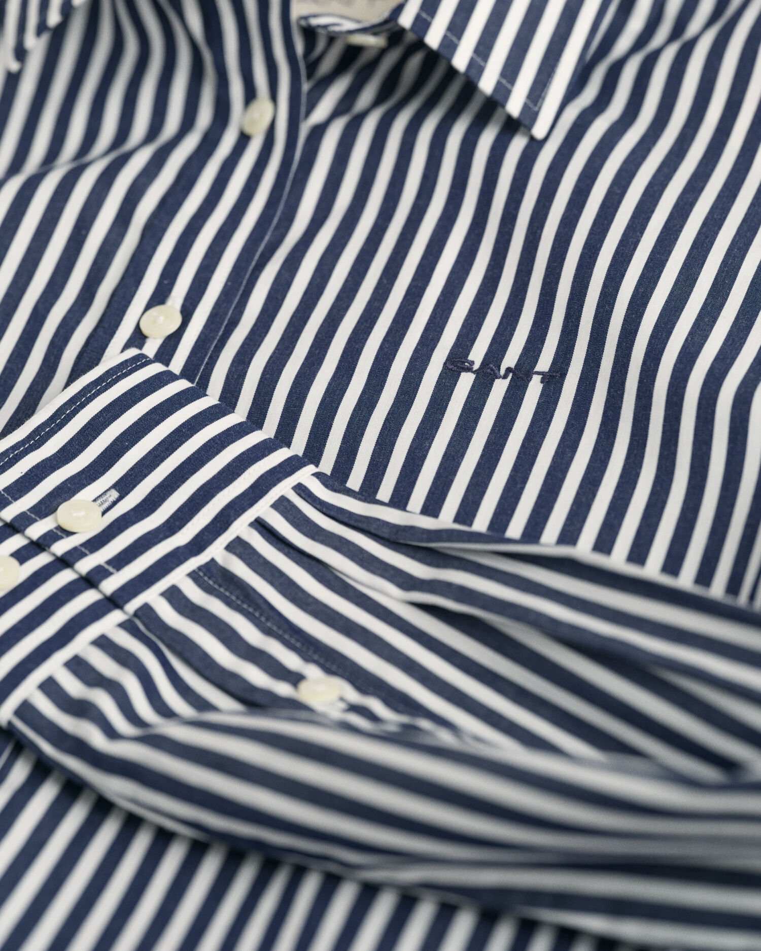 Regular Fit Classic Striped Poplin Shirt