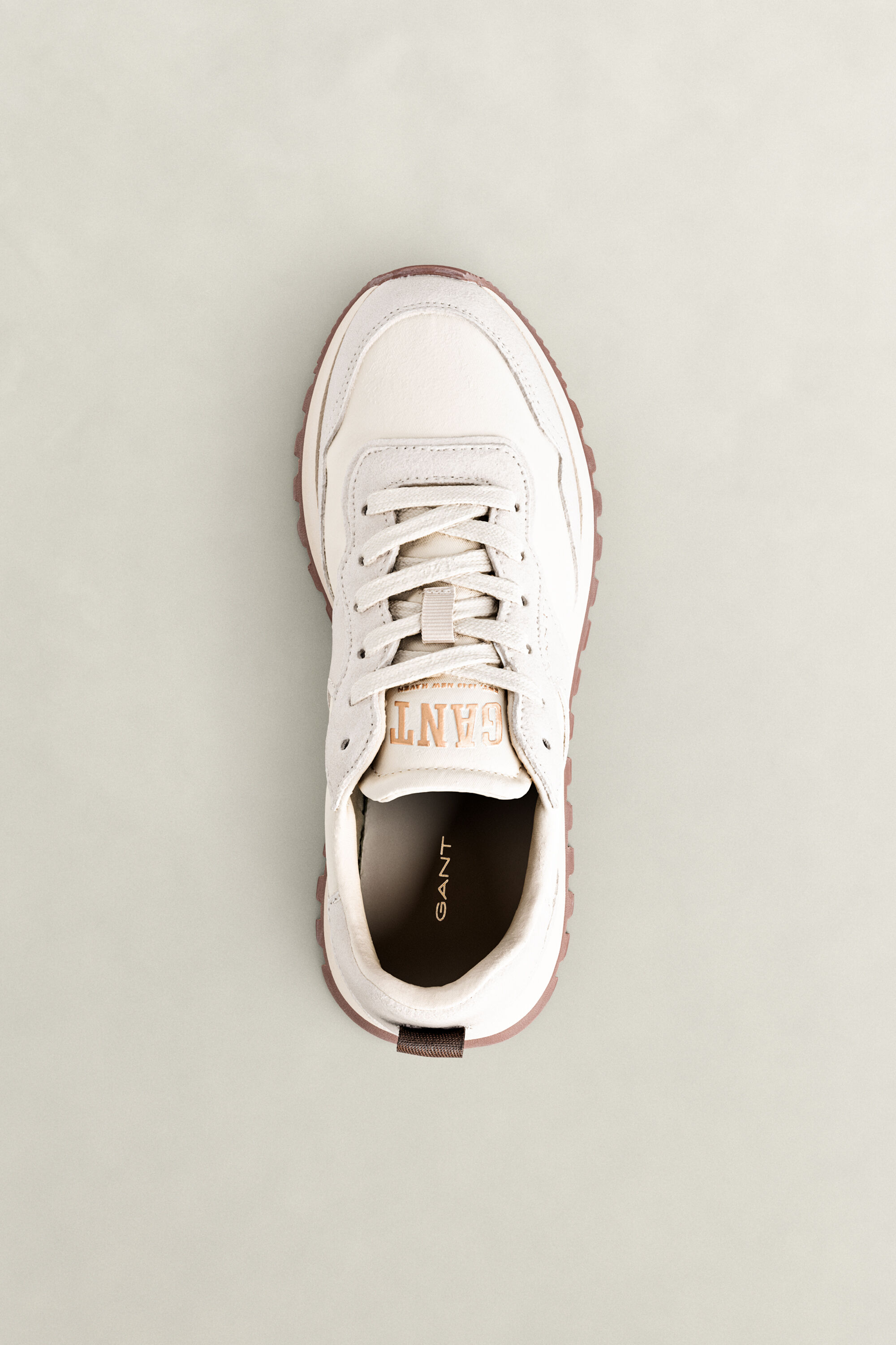 Caffay Suede Nylon Sneakers — SOFT OAT