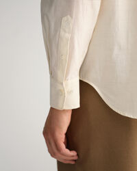 Relaxed Fit Cotton Silk Shirt