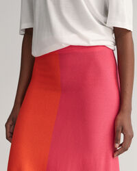 Color Block Knit Skirt