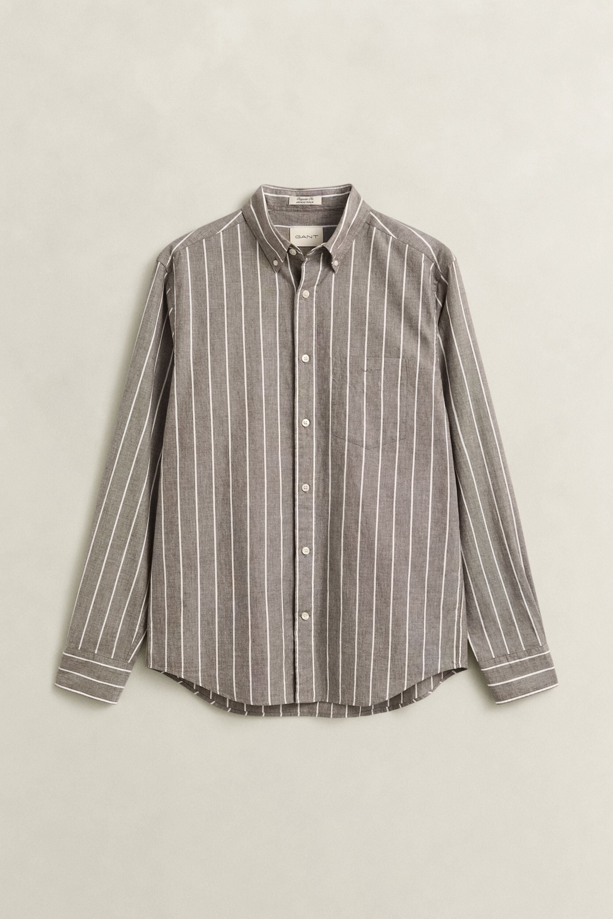Striped Mélange Poplin Shirt