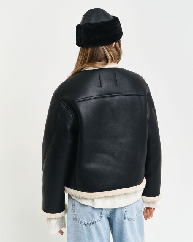 Faux Shearling Short Jacket