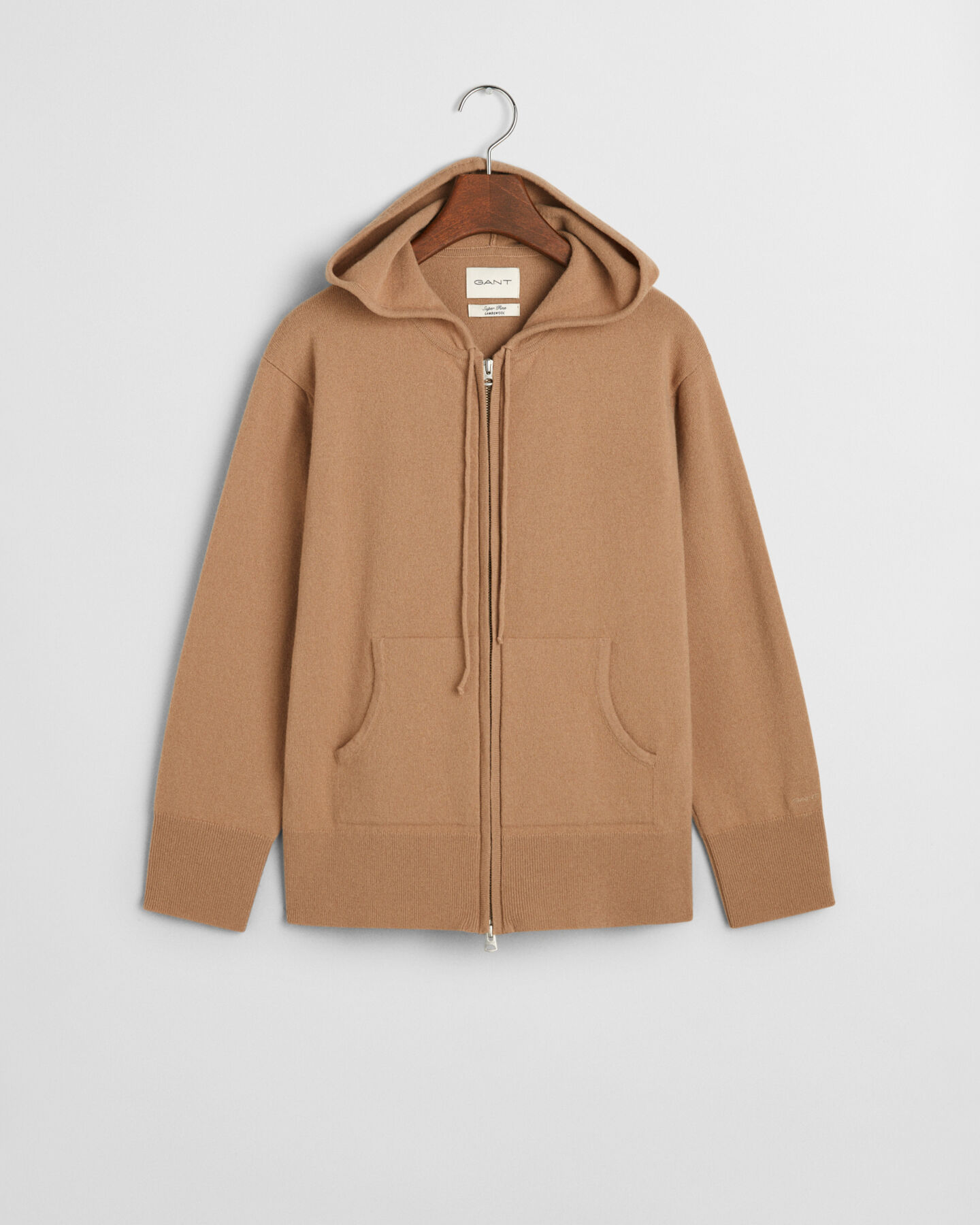 Superfine Lambswool Zip Hoodie