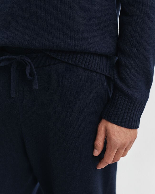 Cashmere Blend Knitted Pants