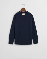 Wool Cashmere Blend Crew Neck Sweater