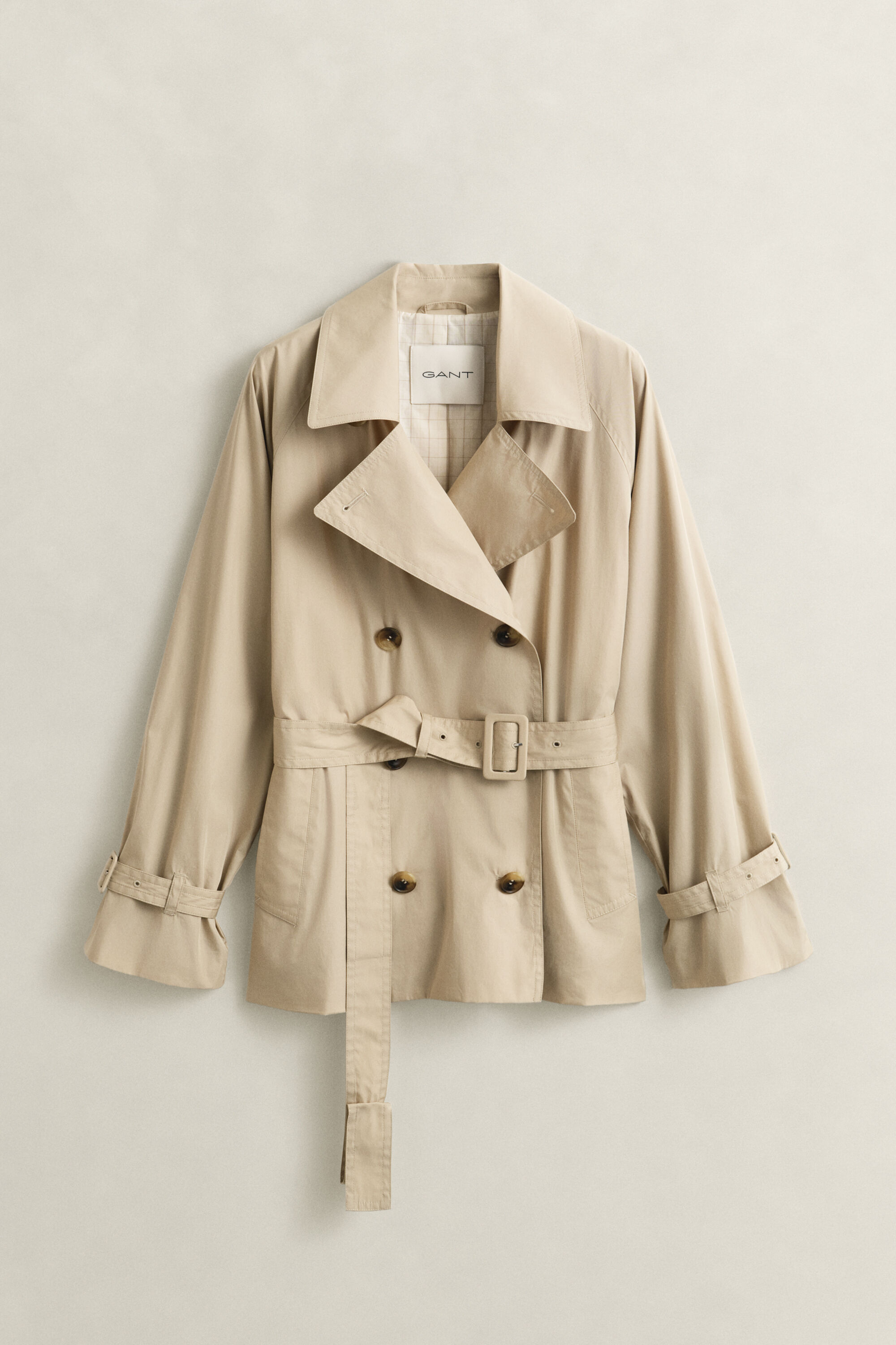 Lightweight Short Trench Coat