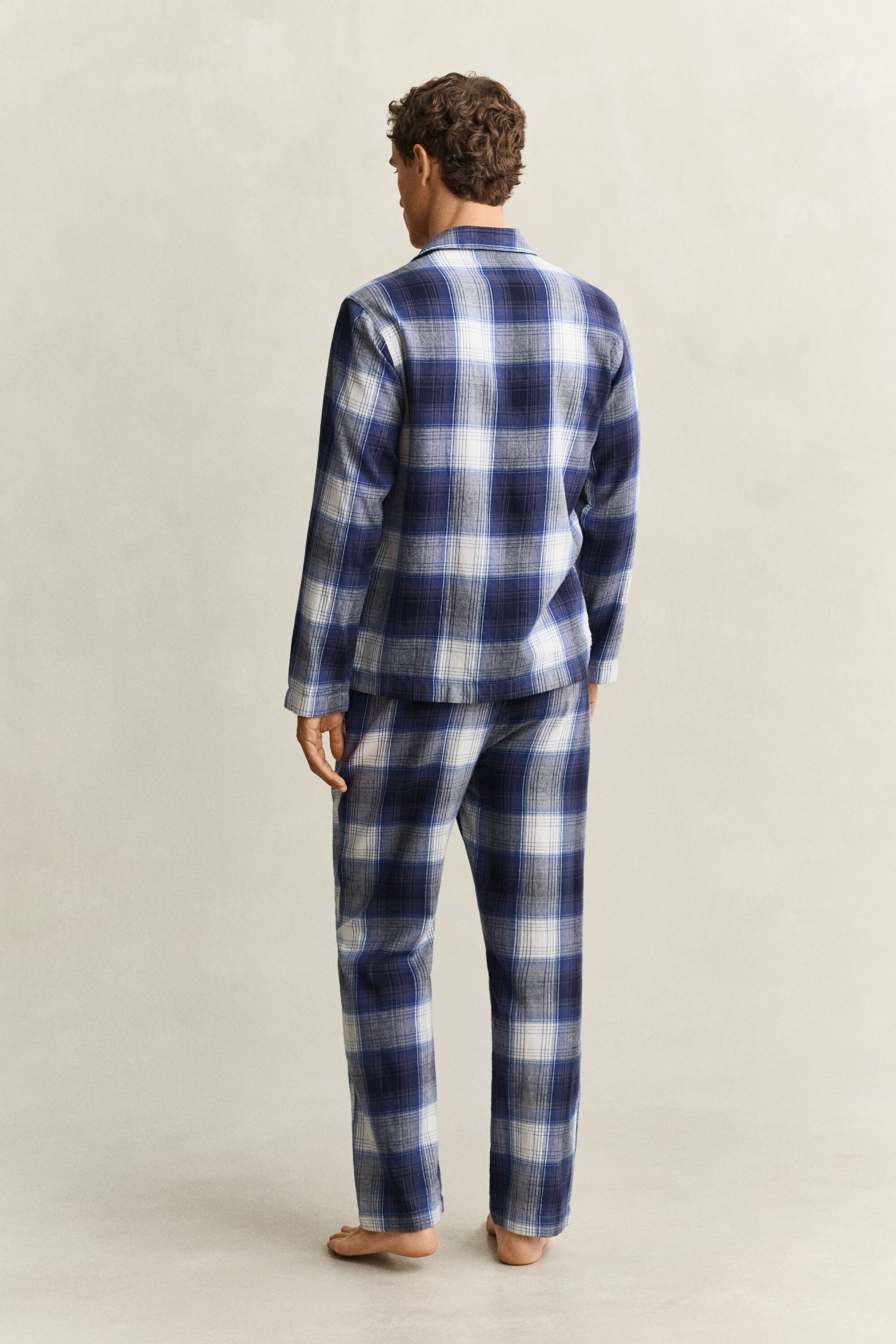 Checked Flannel Pajama Set Gift Box