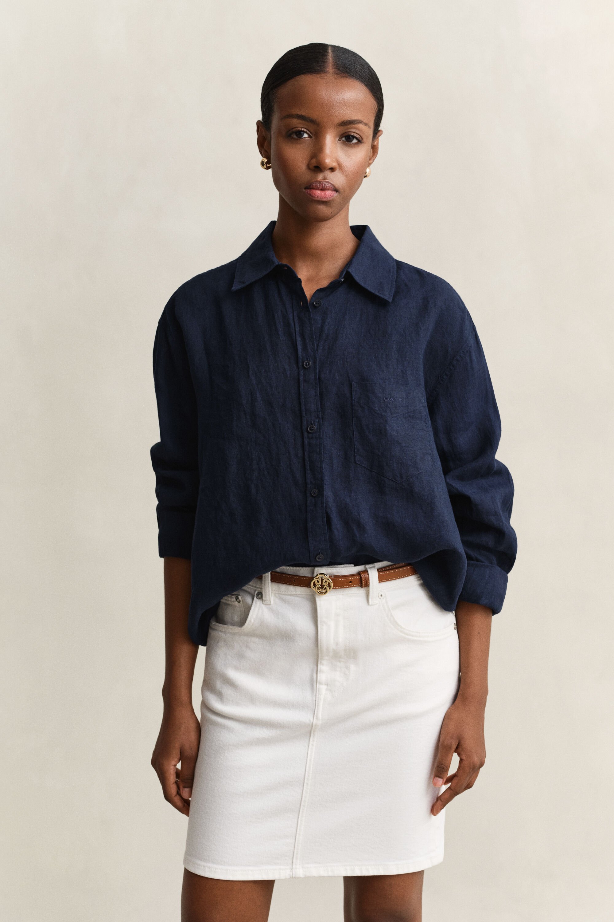 Relaxed Fit Linen Shirt