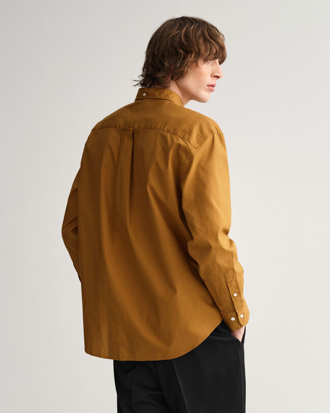 Relaxed Fit Garment-Dyed Oxford Shirt
