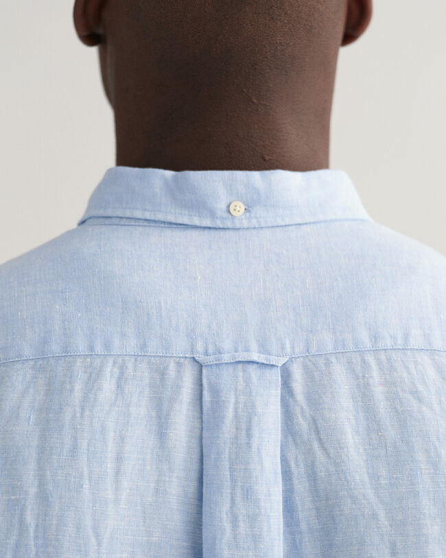 Regular Fit Linen Short Sleeve Shirt