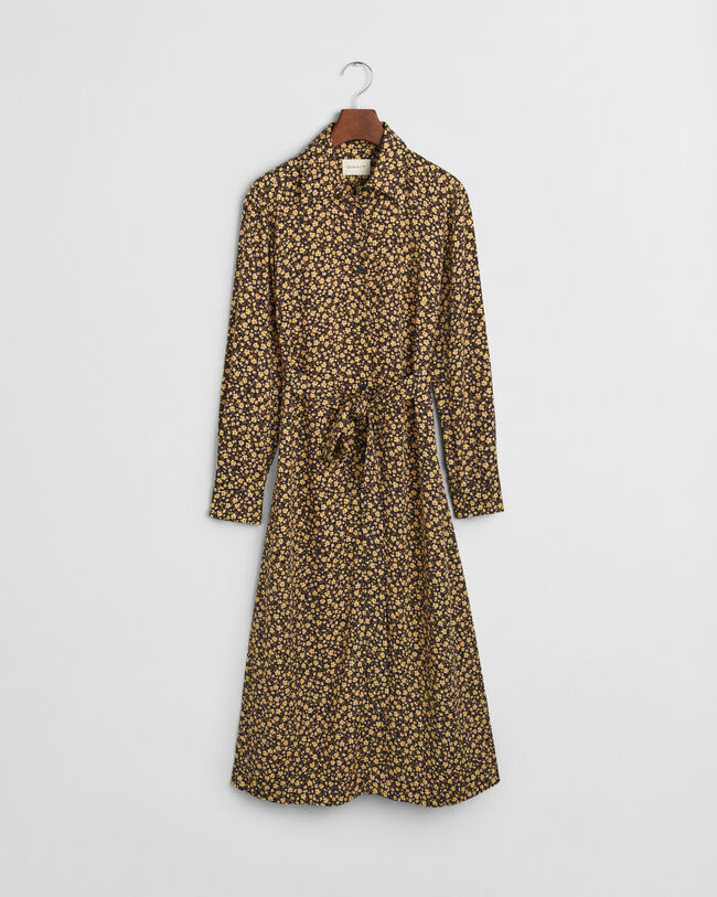 Floral Print Shirt Dress