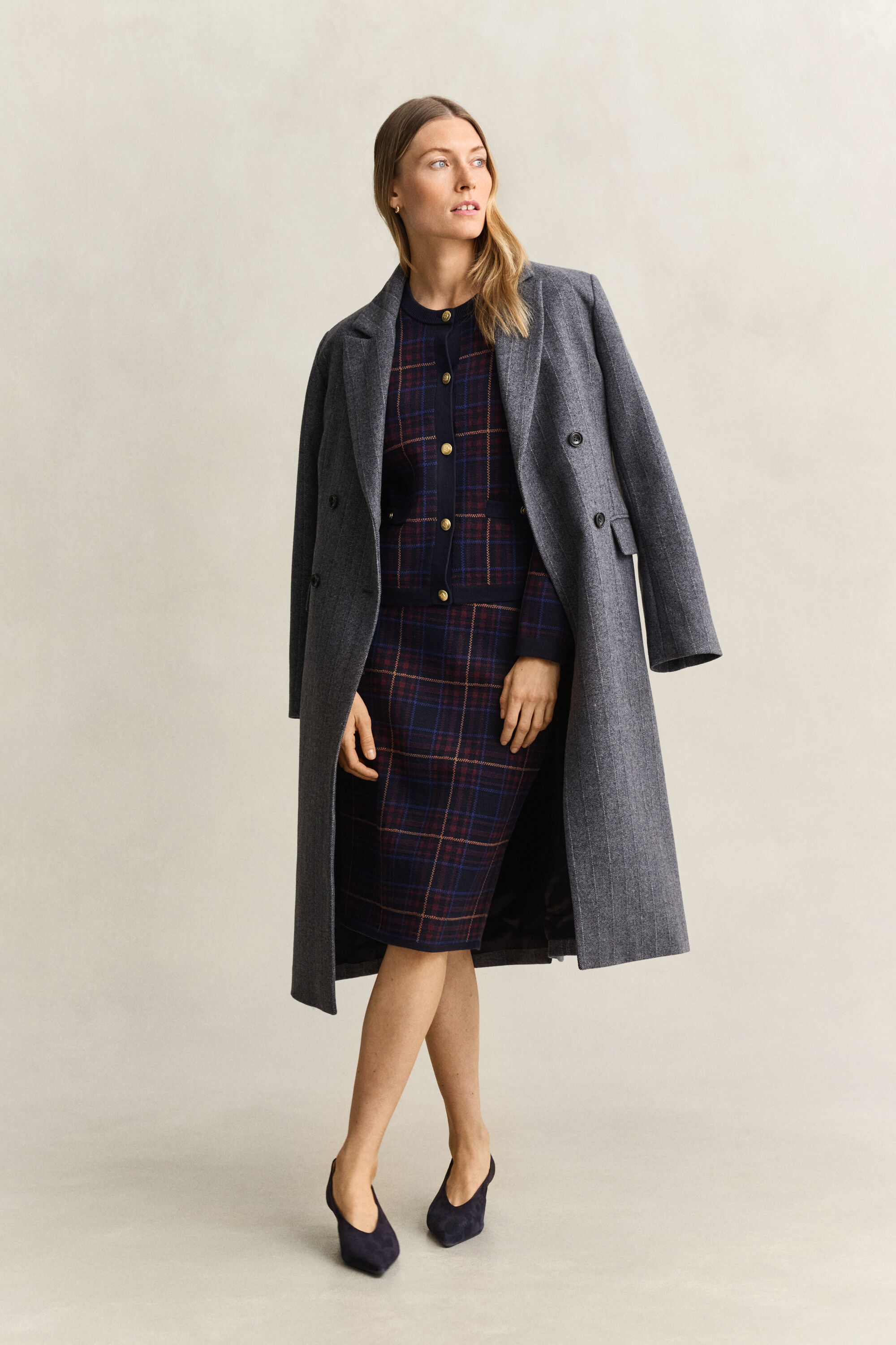 Checked Skirt