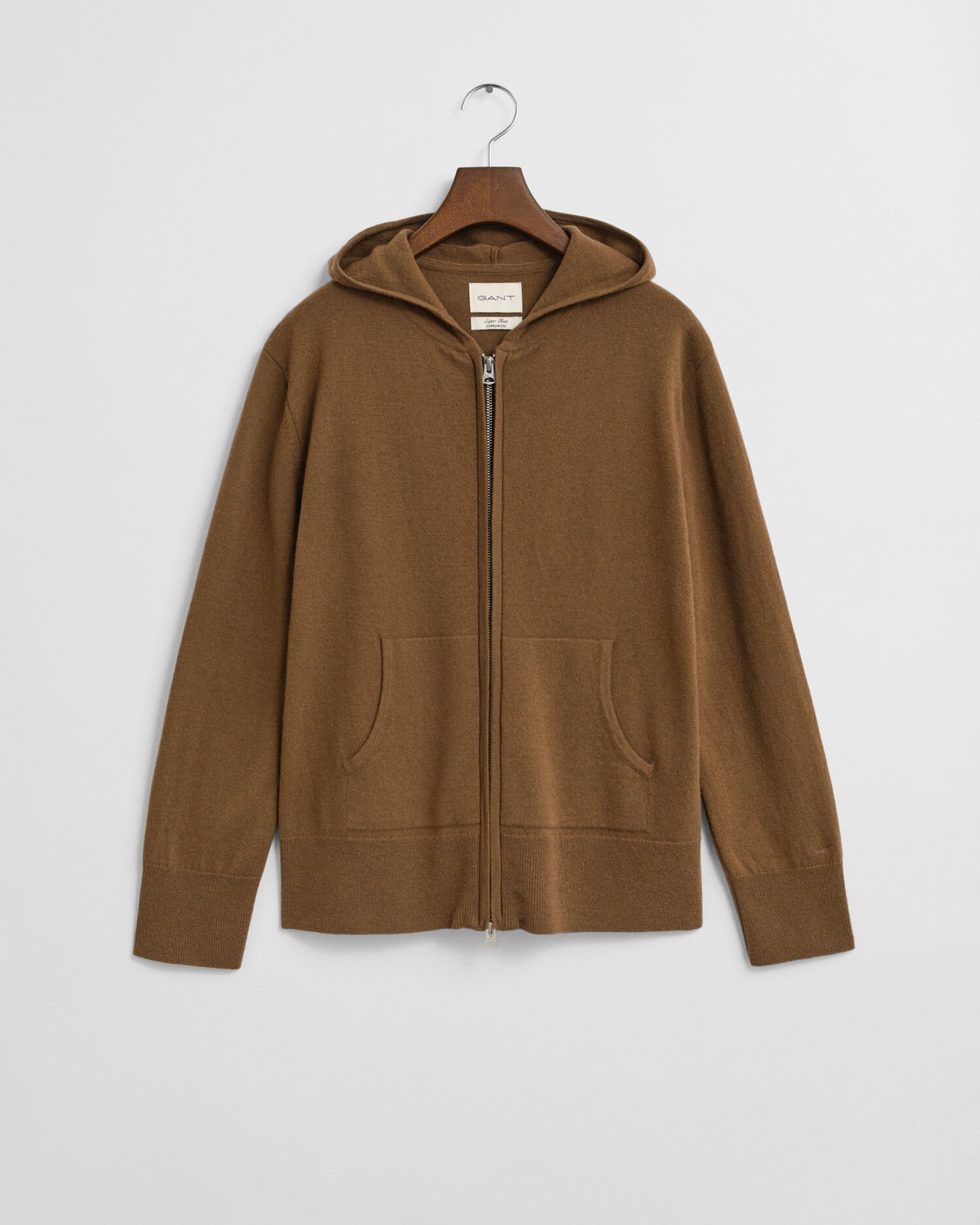 Superfine Lambswool Zip Hoodie