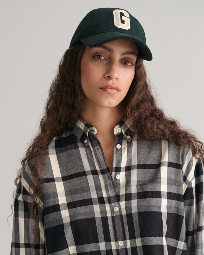 Relaxed Fit Checked Flannel Shirt