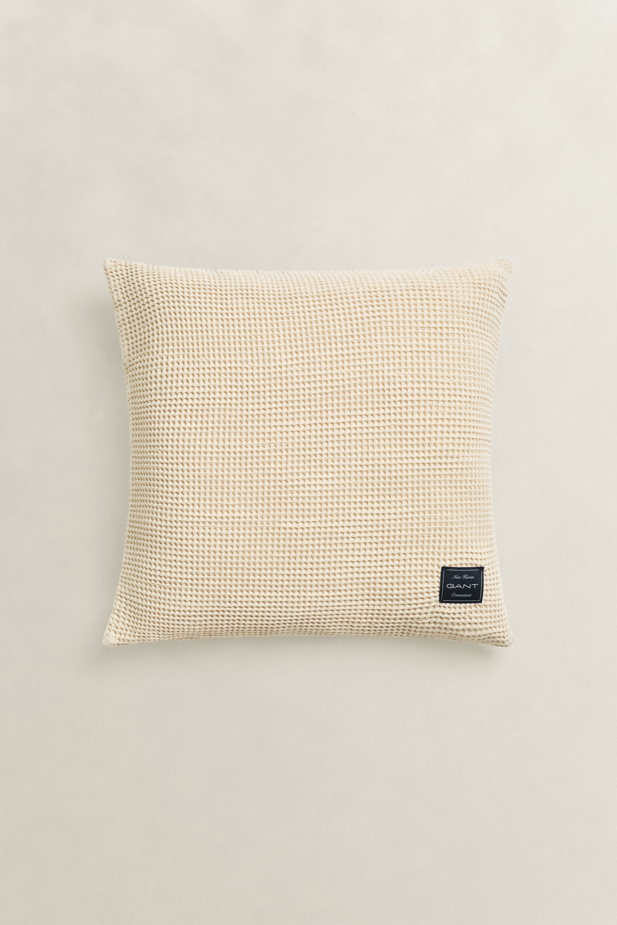 Waffle Textured Cotton Cushion