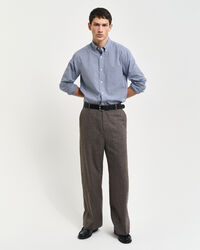 Regular Fit Micro Gingham Poplin Shirt