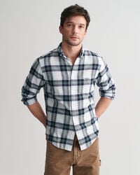 Regular Fit Plaid Flannel Shirt