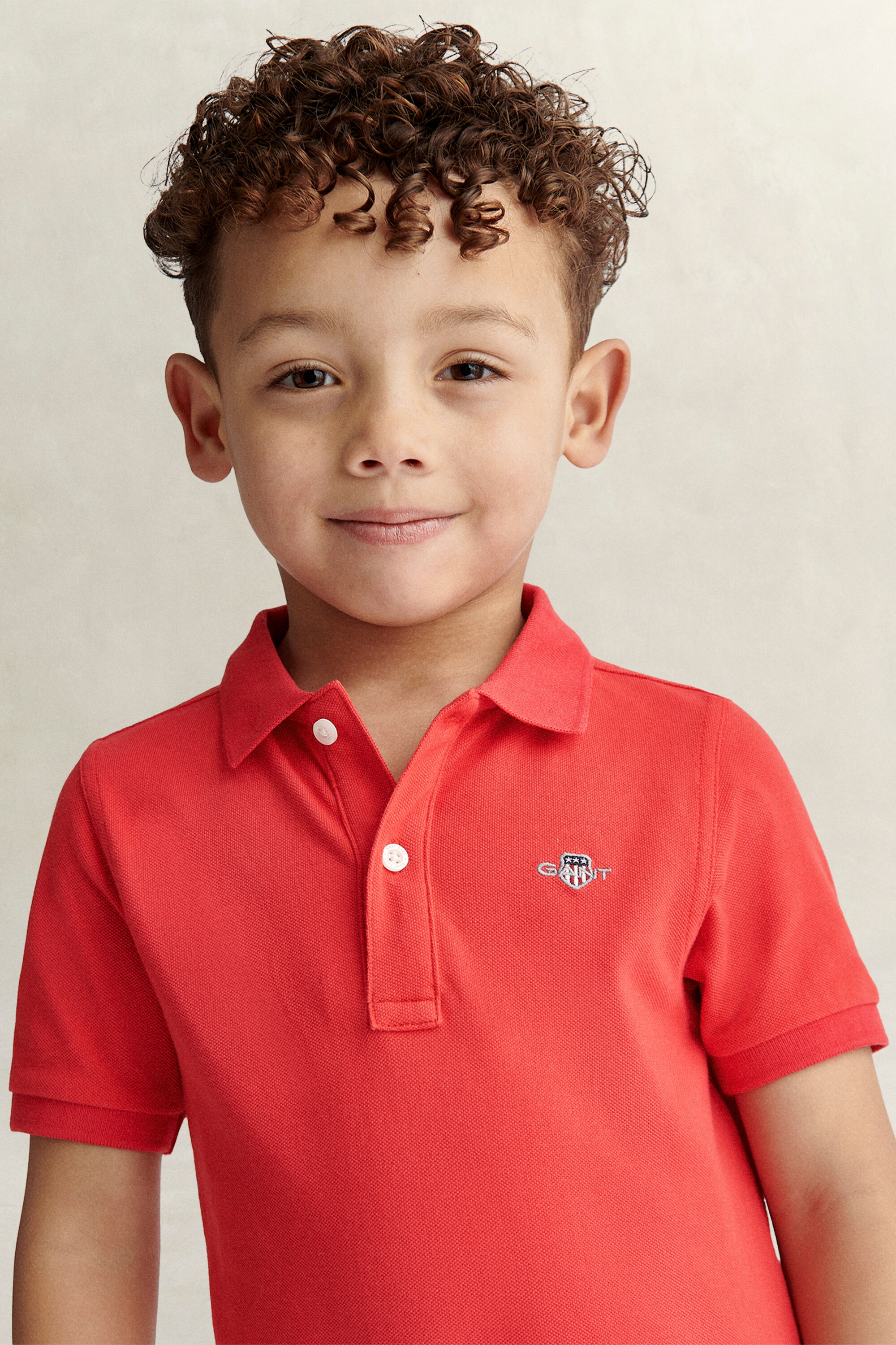 Kids Shield Piqué Polo Shirt