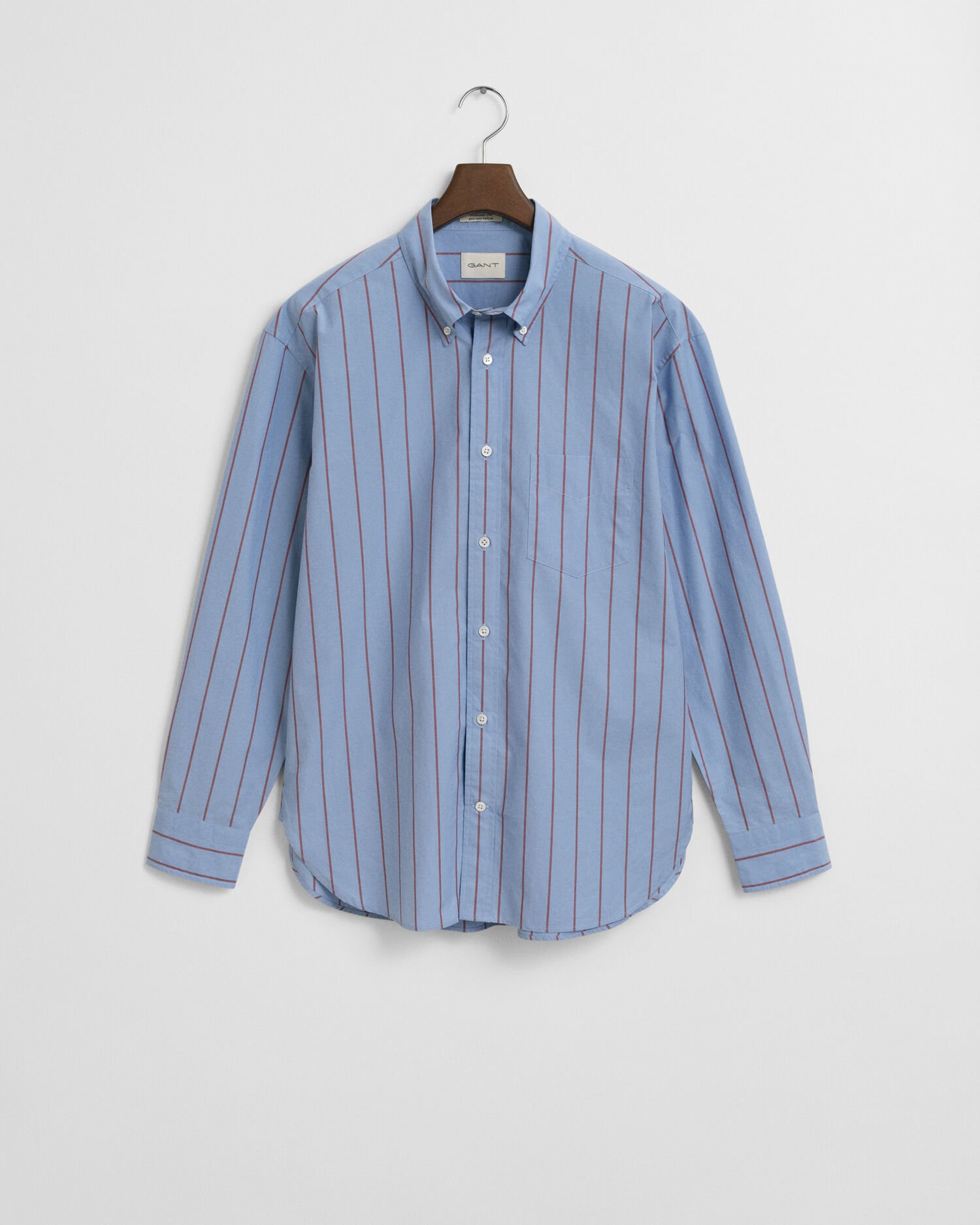Relaxed Fit Striped Heritage Poplin Shirt
