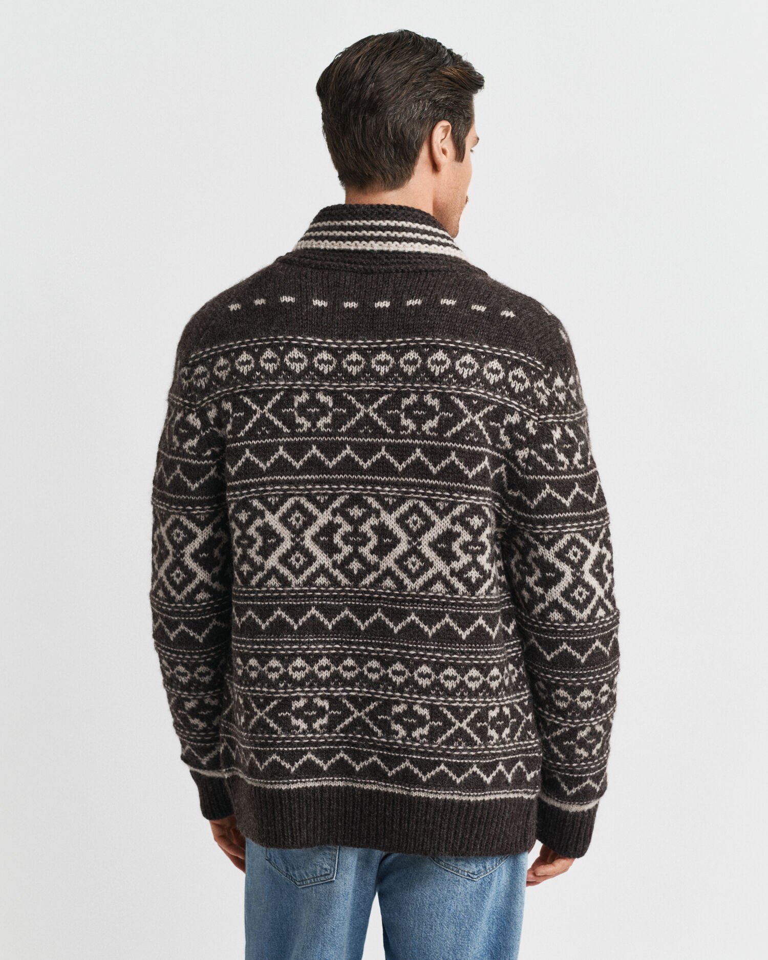 Jacquard Cardigan