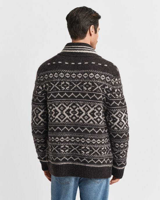 Jacquard Cardigan