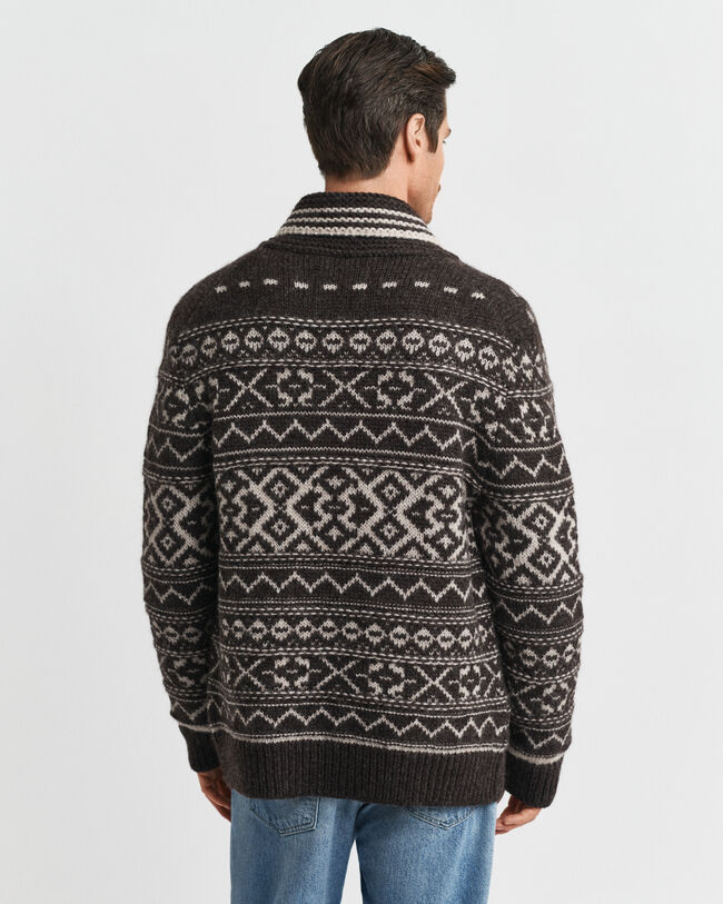 Jacquard Cardigan