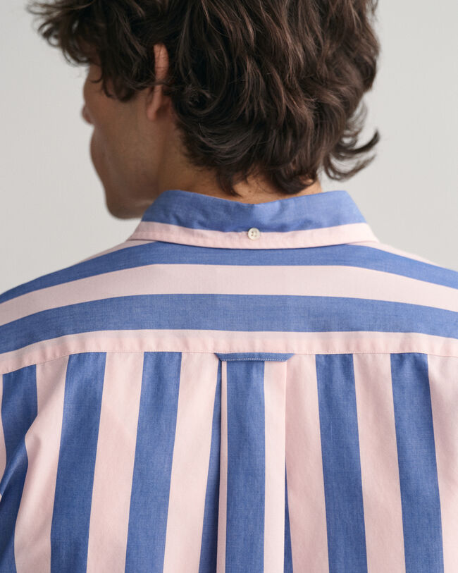 Regular Fit Parasol Striped Poplin Shirt