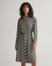 G Patterned Shirt Dress