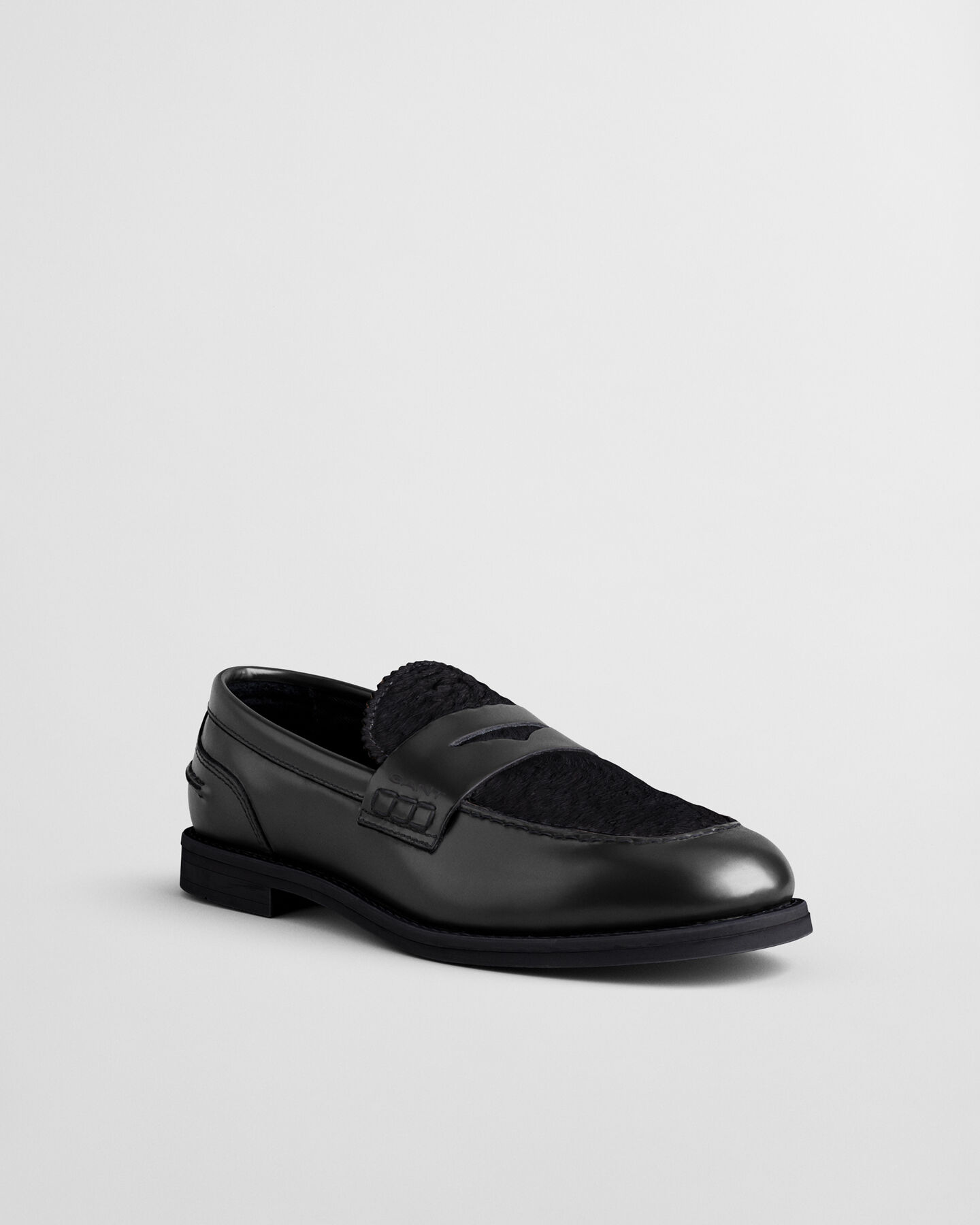 Gracelyn Fur Leather Loafers