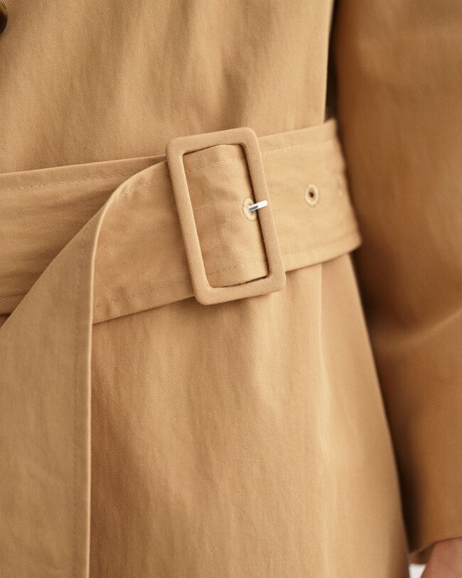 Cotton Blend Car Coat