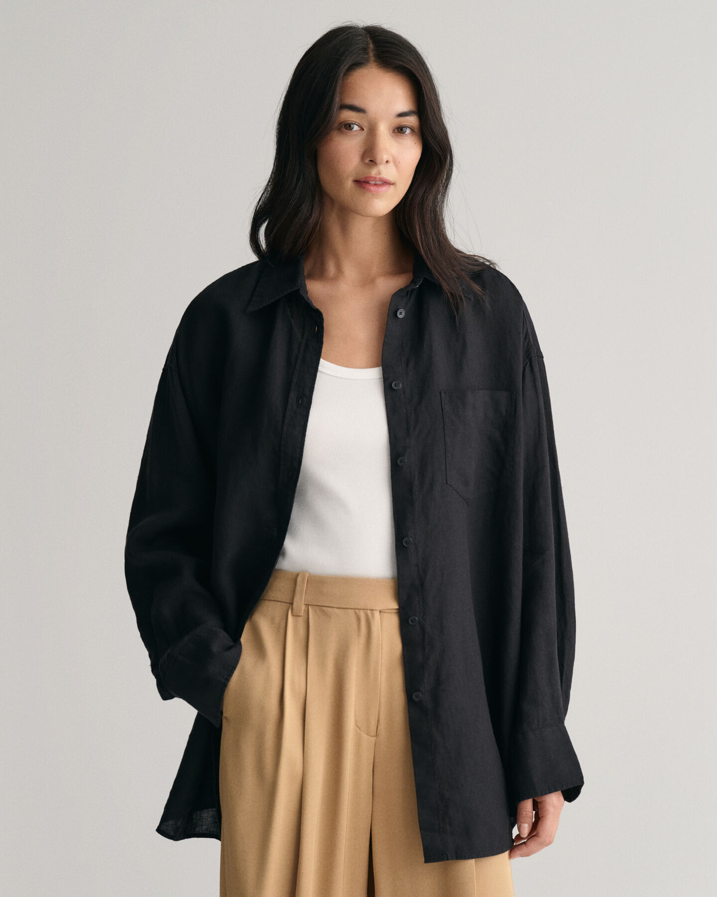 Oversized Linen Shirt