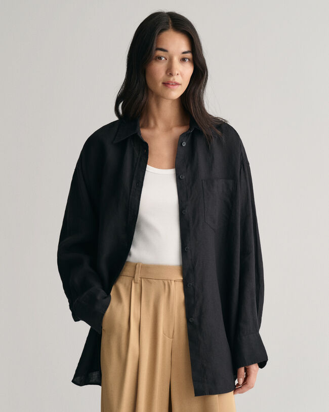 Oversized Linen Shirt