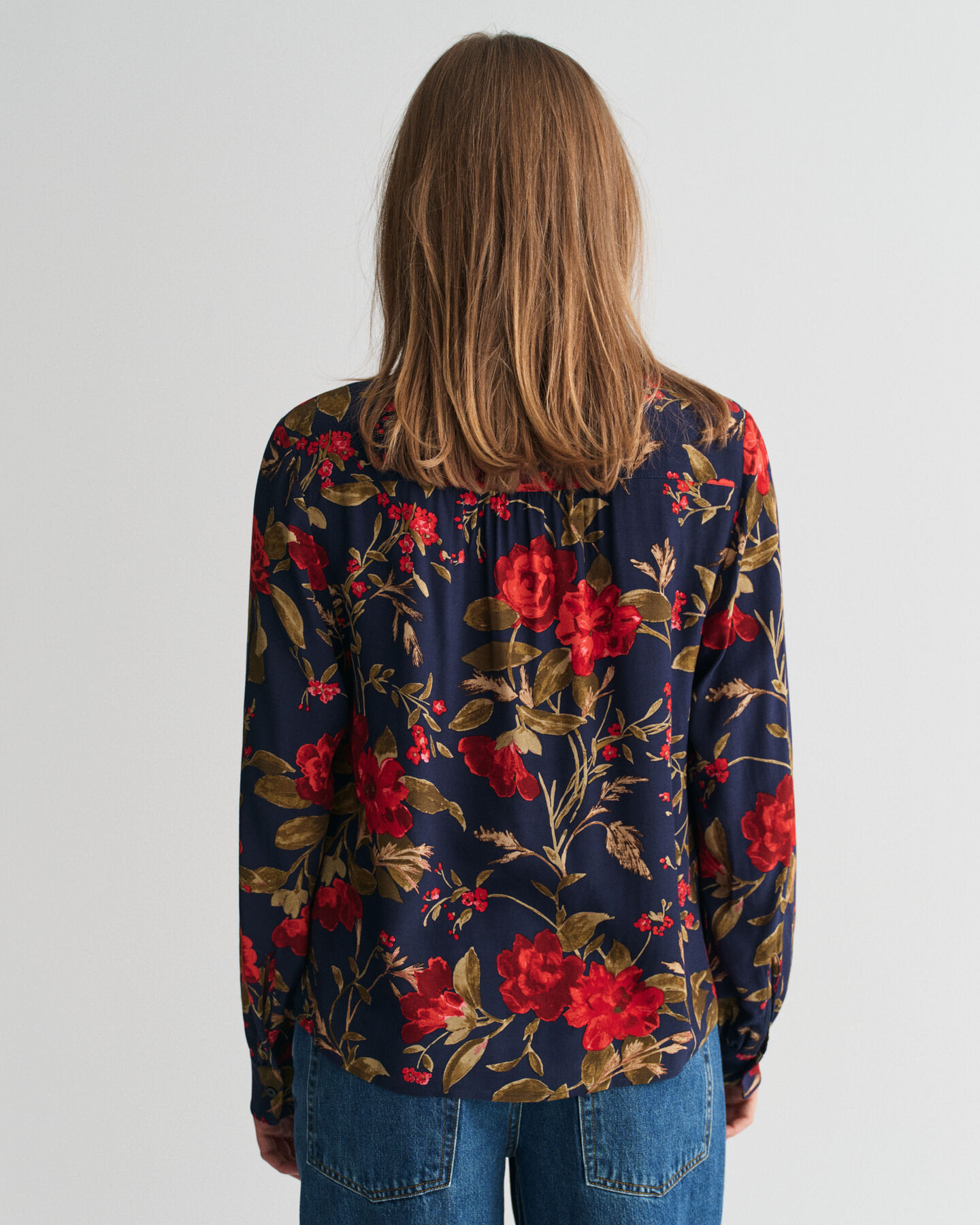 Rose Print Blouse