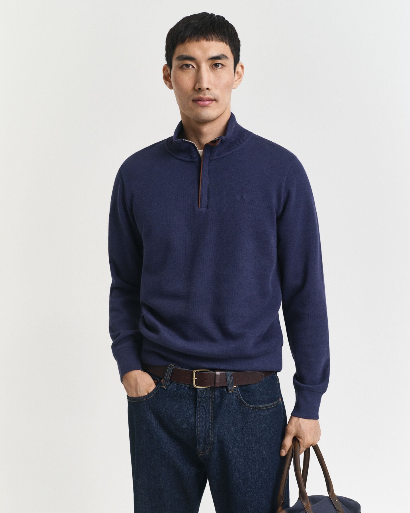Sacker Rib Half-Zip Sweatshirt