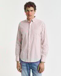 Regular Fit Striped Archive Poplin Shirt