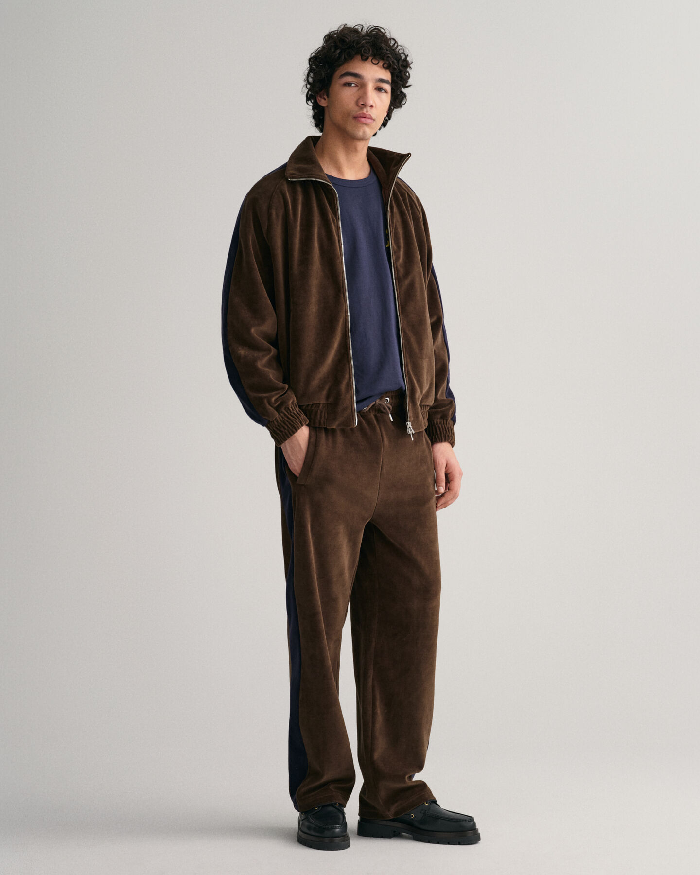 Velour Track Pants