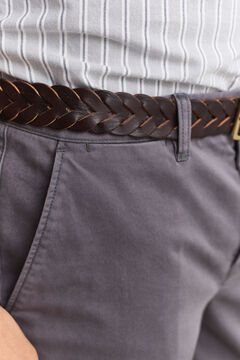 Slim Fit Comfort Chinos — DUSKY ANTHRACITE 4