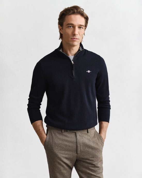 Classic Cotton Half-Zip Sweater