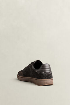 Cuzmo Suede Nylon Sneakers — WEATHERED BROWN 3