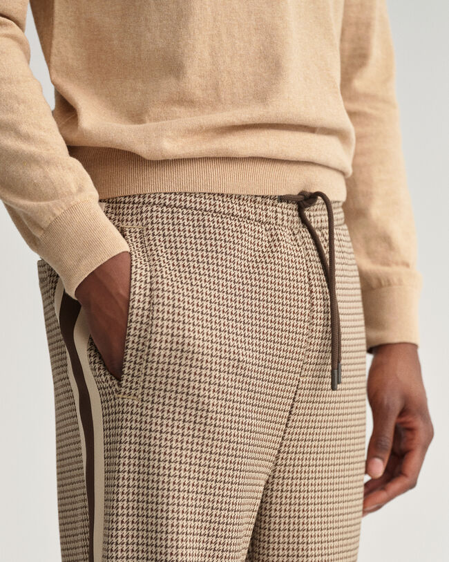Houndstooth Tracksuit Pants