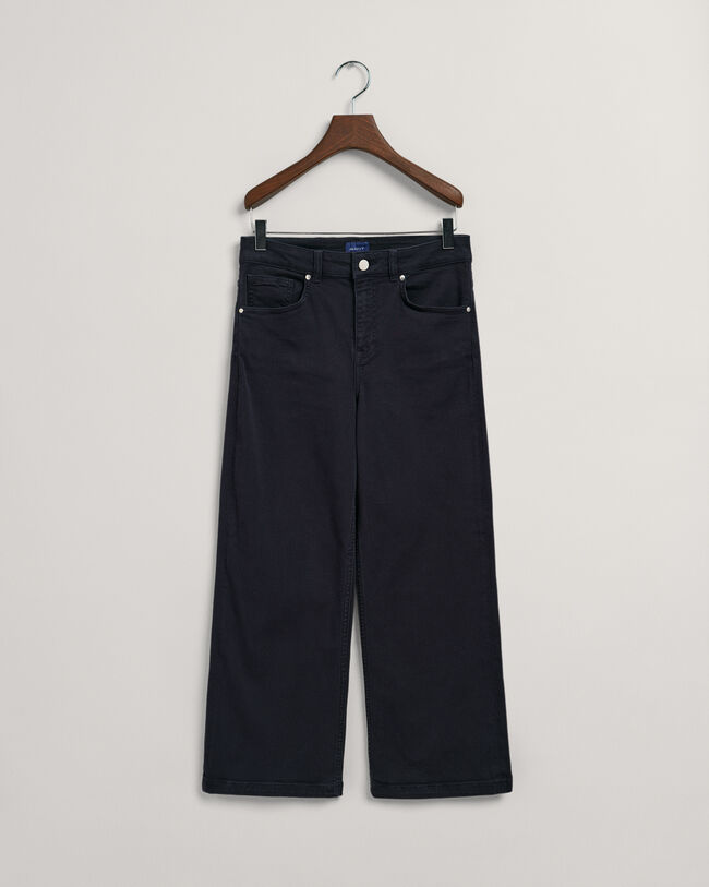 Cropped Wide Color Jeans