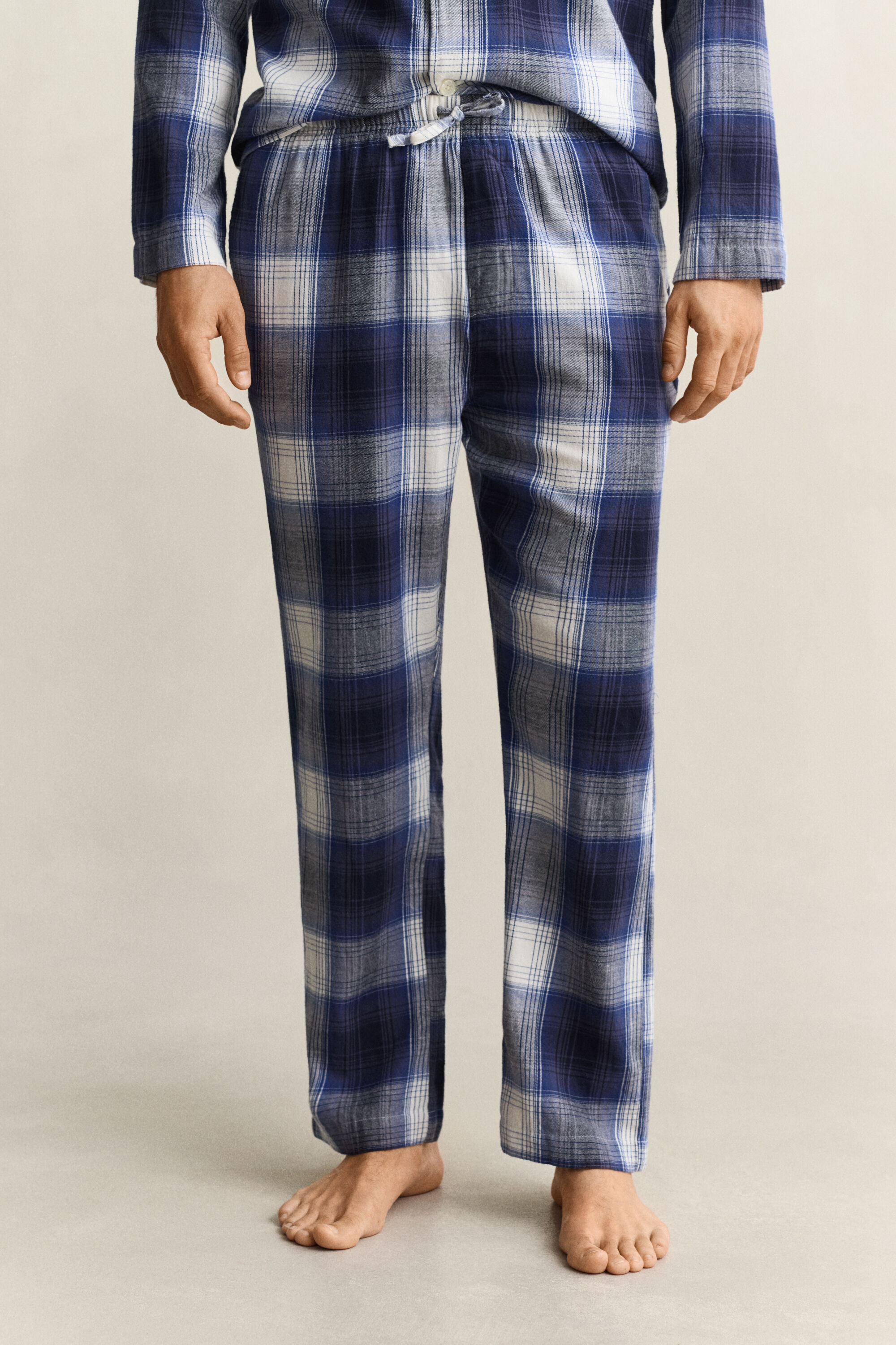 Checked Flannel Pajama Set Gift Box