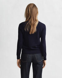 Lightweight Knit Crew Neck Cardigan