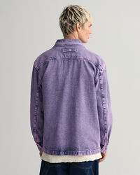 Garment-Dyed Denim Overshirt